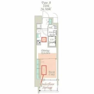 スプランディッド江東住吉【3階】の間取り