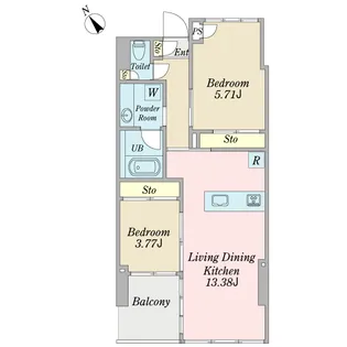 T-FLATS【4階】の間取り