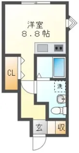 s.abox西条駅前 A棟【1階】の間取り