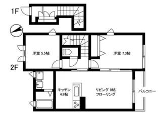 シャーメゾンMUKUROJIコートの間取り