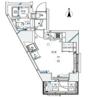 ル・リオン西新宿【3階】の間取り