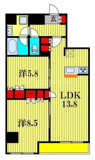 Win Deer 西船橋【5階】の間取り