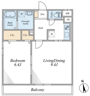 NRAY RESIDENCE【4階】の間取り