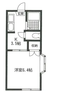 フローラル姫宮II【2階】の間取り
