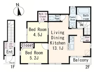 Kua Maison J【2階】の間取り