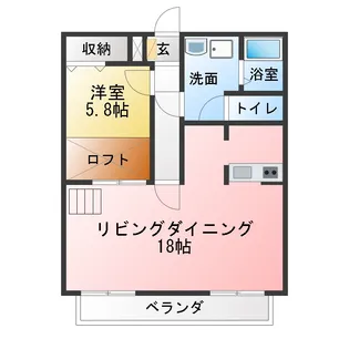 トーマスII【2階】の間取り