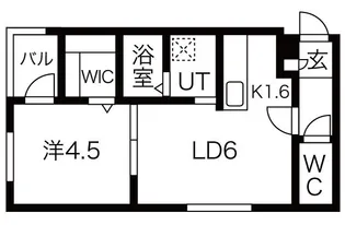 ラグジースペース栄通12【4階】の間取り