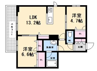 グランメゾン【1階】の間取り