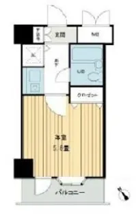 グラチアトルリ【6階】の間取り