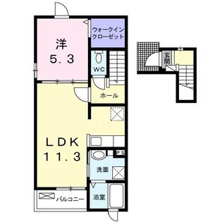 アラモードハウスII【2階】の間取り