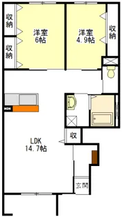F.アザレア 7【1階】の間取り