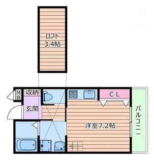 光風館【2階】の間取り