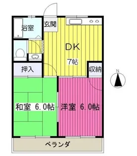 石橋マンション【3階】の間取り
