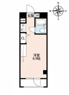 貝取学生会館【1階】の間取り