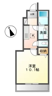 フィルコート万博公園【1階】の間取り