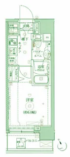 クレイシア品川戸越銀座【11階】の間取り