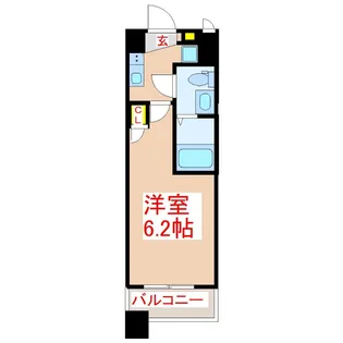 S-RESIDENCE照国ascent【7階】の間取り