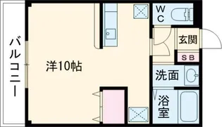 フェイム瀬田【2階】の間取り