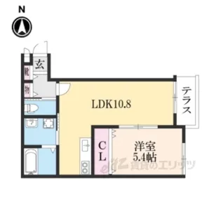 プライベートレジデンス京都駅西【1階】の間取り