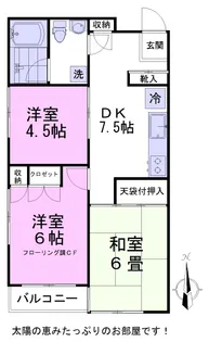 ゾンネンハイム【1階】の間取り