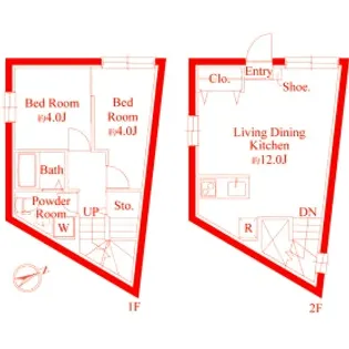 ティーエッジ鶴見中央の間取り