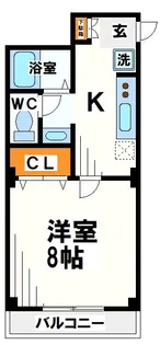 ドルチェヴィータ 弊社管理物件【1階】の間取り
