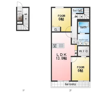 HEBEL MAISON Fukishima【2階】の間取り