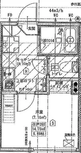 AMANDA HOUSE【1階】の間取り
