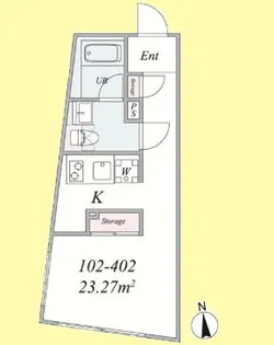 フェニックスコーポラス西大井【2階】の間取り