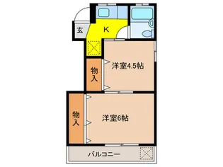 アイパレス【2階】の間取り