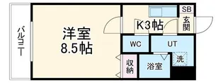 ミルフォード【1階】の間取り