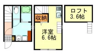 エヴァンコートIVの間取り