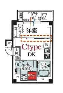 b’CASA ASAKUSA IMADO【2階】の間取り