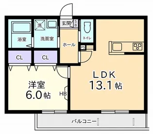 Green Forest【3階】の間取り