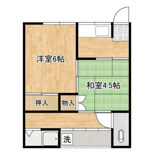 あさか荘【1階】の間取り