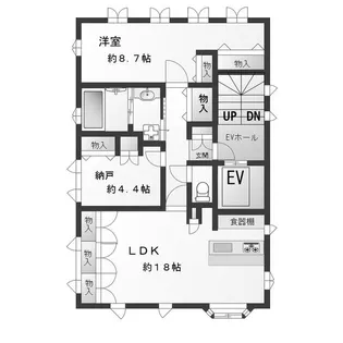 ウェルハウス芝【3階】の間取り