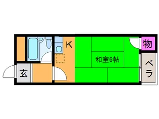 鈴木マンション【2階】の間取り