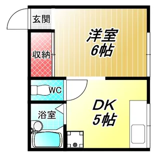 勝和園 別館【2階】の間取り