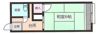 鈴木ハイツ【1階】の間取り