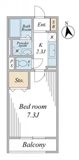 パレットキューブ公津の杜B棟【2階】の間取り