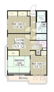 エミネンス高野台【4階】の間取り