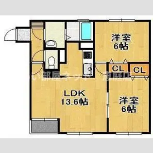 オーク【3階】の間取り