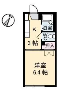 カーサ大成【1階】の間取り