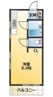 テラス上板橋【1階】の間取り