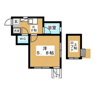 ☆ヴォーヌング・アライ【2階】の間取り