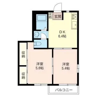 グランコート姉崎II【1階】の間取り