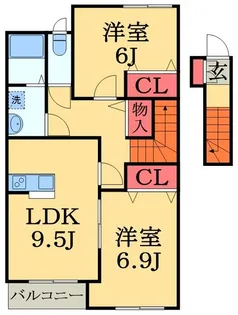 Primavera【2階】の間取り