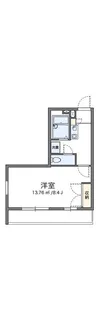 レオパレスルミエールII【2階】の間取り