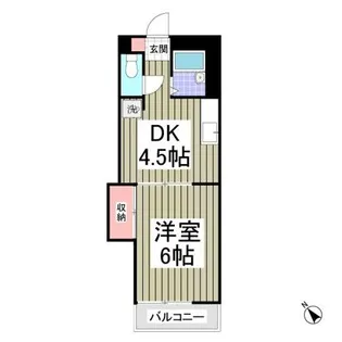 リネスハイツ【2階】の間取り