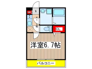 Park wood 柿生【3階】の間取り
